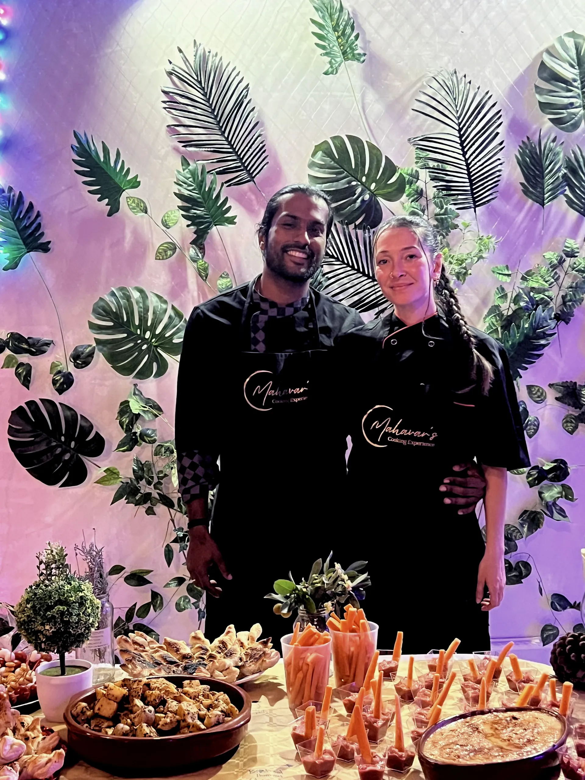 El equipo, en su propio uniforme. — Catering Valencia